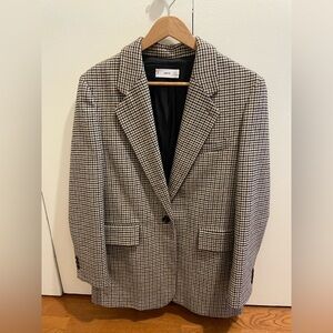Mango Houndstooth Blazer/Coat